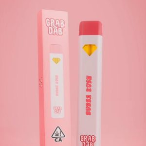 Grab and Dab Bubba Kush Disposable Vape 2G THCA – Earthy Calming Rechargeable Pen with Worldwide Shipping