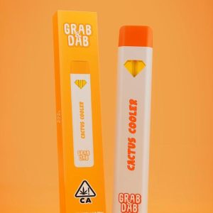 Grab and Dab Cactus Cooler Disposable Vape 2G THCA – Citrus Tropical Flavor Rechargeable Pen
