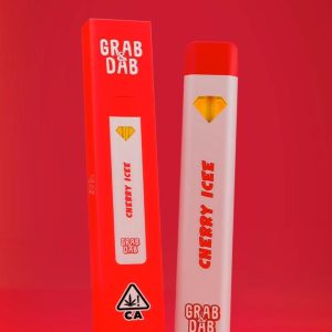 Grab and Dab Cherry Icee Disposable Vape 2G THCA – Fruity Icy Flavor Rechargeable Pen