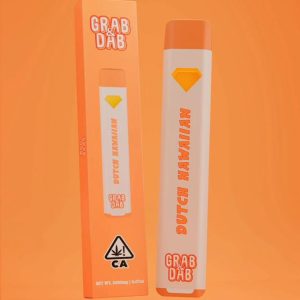 Grab and Dab Dutch Nawaiian Disposable Vape 2G THCA – Tropical Smooth Rechargeable Pen with Worldwide Shipping