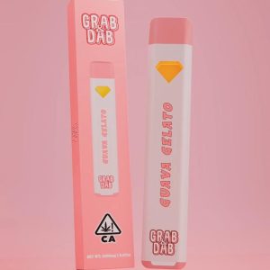 Grab and Dab Guava Gelato Disposable Vape 2G THCA – Tropical Creamy Rechargeable Pen with Worldwide Shipping