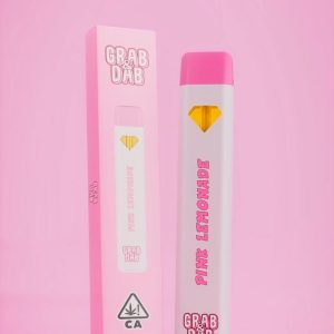 Grab and Dab Pink Lemonade Disposable Vape 2G THCA – Citrusy Berry Rechargeable Pen