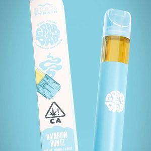 Grab and Dab Rainbow Runtz Disposable Vape 2G THCA – Fruity Candy Rechargeable Pen with Worldwide Shipping
