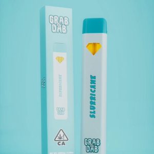 Grab and Dab Slurricane Disposable Vape 2G THCA – Fruity Creamy Rechargeable Pen with Worldwide Shipping